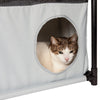 Pet Life ® 'Kitty-Square' Collapsible Travel Interactive Kitty Cat Tree Maze House Lounger Tunnel Lounge