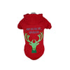 Pet Life ® LED Lighting 'Christmas Reindeer' Hooded Dog Costume Sweater w/ Included Batteries