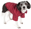 Pet Life ® Lightweight Adjustable and Collapsible 'Sporty Avalanche' Dog Coat w/ Pop-out Zippered Hood