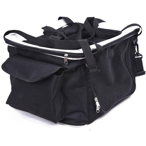 Pet Life ® Lightweight Collapsible Safety Travel Wire Folding Pet Dog Car Seat Carseat Carrier Crate