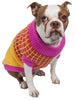 Pet Life ® 'Lovable-Bark' Heavy Knitted Ribbed Fashion Designer Dog Sweater