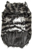 Pet Life ®  Luxe 'Chauffurry' Zebra Patterned Designer Mink Fur Dog Coat