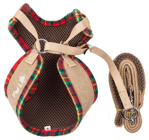 Pet Life ® Luxe 'Dapperbone' 2-In-1 Adjustable Fashion Dog Harness and Leash