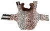 Pet Life ® Luxe 'Furracious' Cheetah Patterned Mink Designer Fashion Fur Dog Coat