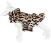Pet Life ®  Luxe 'Lab-Pard' Dazzling Leopard Patterned Mink Fur Dog Coat