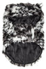 Pet Life ®  Luxe 'Paw Dropping' Designer Gray-Scale Tiger Pattern Mink Fur Dog Coat