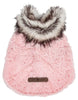 Pet Life ®  Luxe 'Pinkachew' Charming Fashion Mink Fur Dog Coat