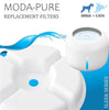 Pet Life ® 'Moda-Pure' Filtered Dog and Cat Fountain - Replacement Filters - 3 Pack