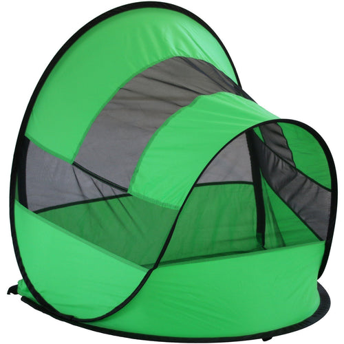 Pet Life ® 'Modern Curved' Wire-Folding Collapsible Travel Lightweight Pet Dog Crate Tent w/ Travel Bag