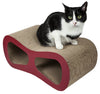Pet Life ® 'Modiche' Premium Quality Modern Designer Kitty Cat Scratcher Lounger Lounge with Catnip