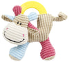 Pet Life ® 'Moo-cifier' Plush Squeaking and Rubber Teething Newborn Puppy Dog Toy