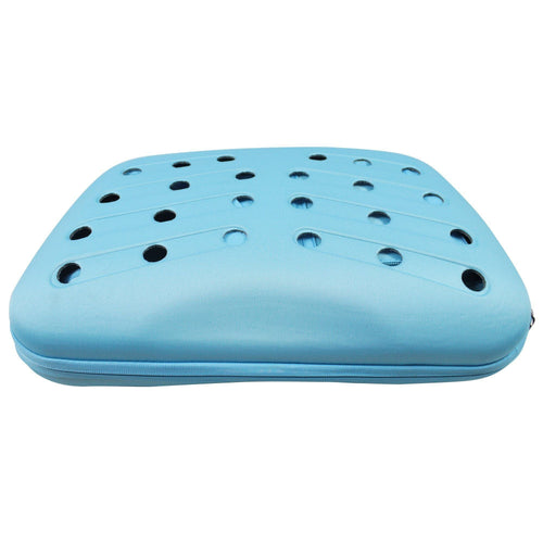 Pet Life ® 'Narrow Shelled' Perforated Lightweight Collapsible Military Grade Fashion Designer Travel Pet Dog Carrier Crate