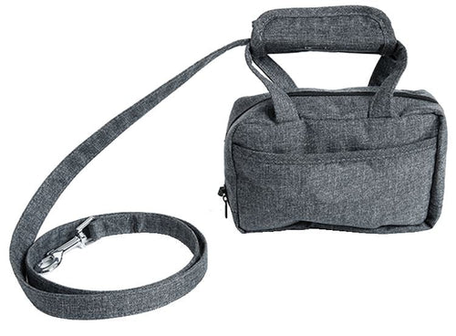 Pet Life ® 'Posh Walk' Purse Dog Leash, Accessory Holder and Waste Bag Dispenser