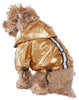 Pet Life ® 'Reflecta-Sport' Multi-Adjustable Reflective Weather-Proof Dog Raincoat w/ Removable Hood