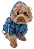 Pet Life ® 'Reflecta-Sport' Multi-Adjustable Reflective Weather-Proof Dog Raincoat w/ Removable Hood