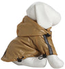 Pet Life ® 'Reflecta-Sport' Multi-Adjustable Reflective Weather-Proof Dog Raincoat w/ Removable Hood