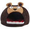 Pet Life ® 'Roar Bear' Snuggle Plush Polar Fleece Fashion Designer Pet Dog Bed House Lounge