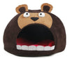 Pet Life ® 'Roar Bear' Snuggle Plush Polar Fleece Fashion Designer Pet Dog Bed House Lounge