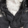Pet Life ® 'Ruff-Choppered' Denim Fashioned Wool Dog Coat Jacket