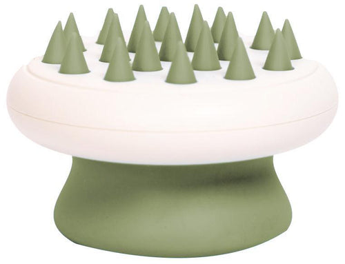 Pet Life ® 'Scwubba' Handheld Bathing Brushing and Massaging Soft Flexible Grooming Pet Comb