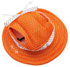 Pet Life ®  'Sea Spot Sun' UV Protectant Adjustable Fashion Mesh Brimmed Dog Hat Cap