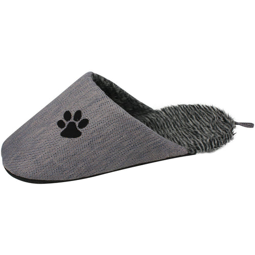 Pet Life ® 'Slip-On' Fashion Designer Polar Fleece Animated Slipper Pet Dog Bed House Shoes