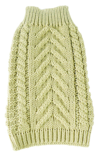 Pet Life ® 'Swivel-Swirl' Heavy Cable Knitted Fashion Designer Dog Sweater