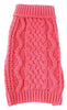 Pet Life ® 'Swivel-Swirl' Heavy Cable Knitted Fashion Designer Dog Sweater