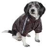 Pet Life ® 'Wuff-Rider' Fashion Suede Stitched Dog Jacket