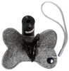 Pet Life ®Fleece Bone Shaped Travel Waste Bag Dispenser with 2 Rolls