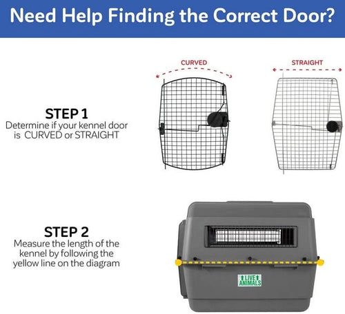 Petmate RuffMaxx Kennel Replacement Door - Black