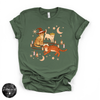 Cat Coven Cat Witch Tee | Witchy Cat Lover Graphic T-Shirt