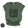 Witches, Btches & Cnts Tee ( BLACK DESIGN) | Bold Witchy Statement Graphic T-Shirt