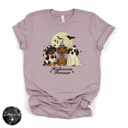 Dachshund Halloween Tee | Cute Halloween Wiener Dog Graphic T-Shirt
