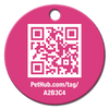 PetHub QR Pet ID Tag – Classic Aluminum