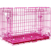 24-42 Collapsible Pink Dog Crate RED24-42