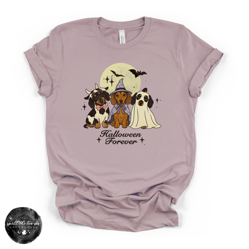 Dachshund Halloween Tee | Cute Halloween Wiener Dog Graphic T-Shirt