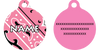 Bandana Pink HD Dog ID Tag