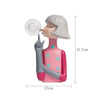 Blowing Bubble Gum Girl Lamp
