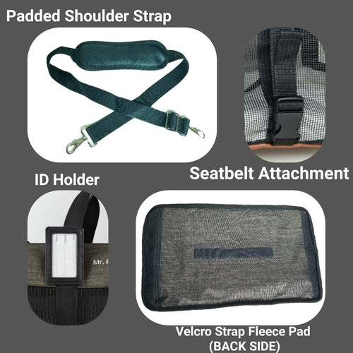 Mr. Peanut's Rhodium Series Mini Size Soft Sided Pet Carrier - Note Sizing in Description