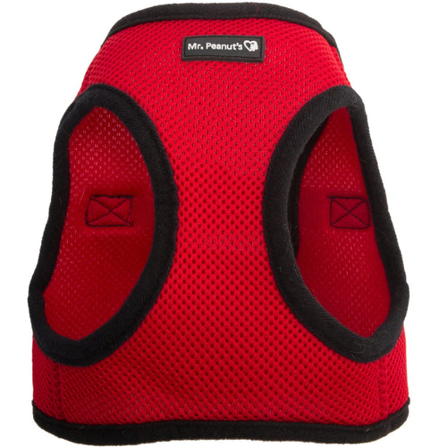 Mr. Peanut's PupTrek Harness and Leash Set,  Small Dog/Cat Soft Mesh Step In Harness Vest