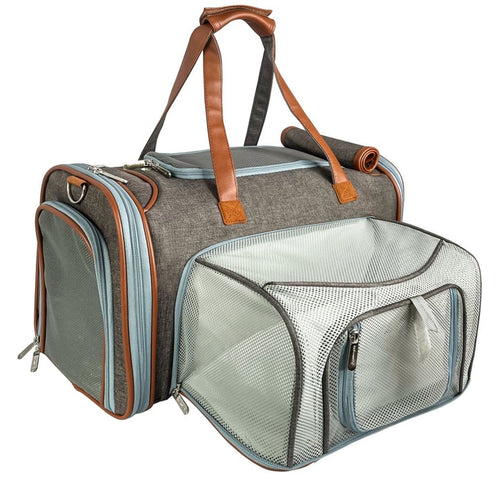 Mr. Peanut's Gold Series Standard Size Airline Compliant Expandable Pet Carrier