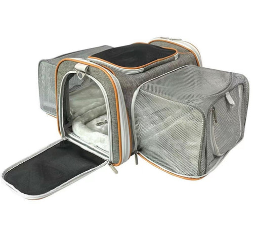 Mr. Peanut's Platinum Series Double Expandable Pet Carrier