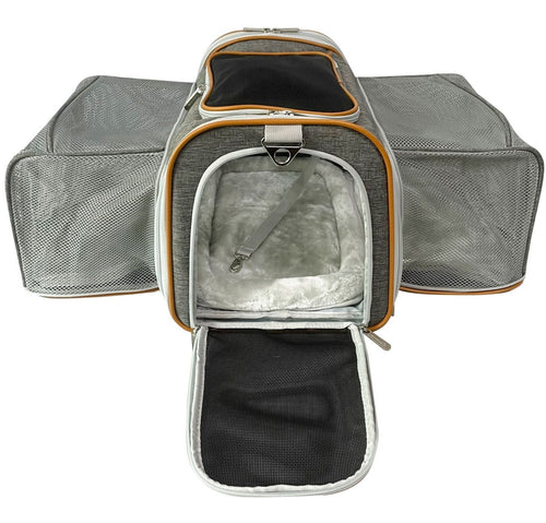Mr. Peanut's Platinum Series Double Expandable Pet Carrier