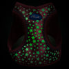 Plush Step In Glitter Glow Harness - Red