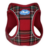 Plush Step In Harness Plaid Red