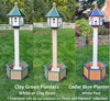 Extra Large Amish-Made Poly Birdhouse with 6 Nesting Compartments – Weatherproof Outdoor Birdhouse
