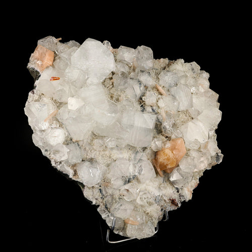 Powellite Fluorescent on Apophyllite  Natural Mineral Specimen # B 6332