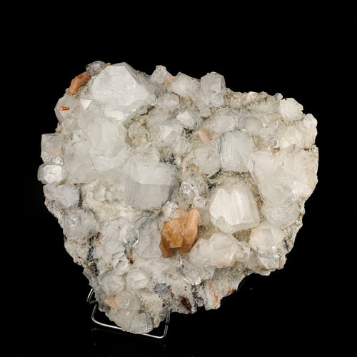 Powellite Fluorescent on Apophyllite  Natural Mineral Specimen # B 6332