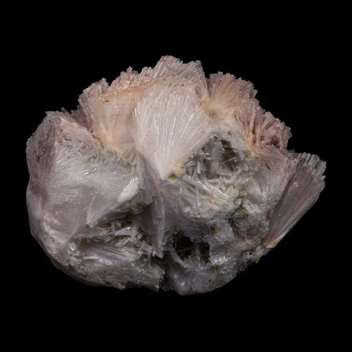 Powellite with Pink Scolecite Rare Find Natural Mineral Specimen # B 6914